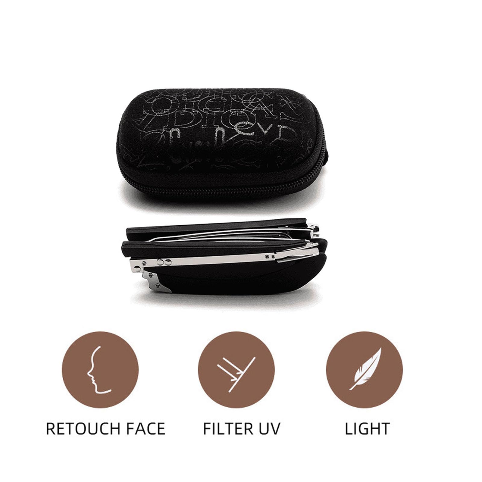 thumbnail video image 2 of Foldable Anti-Blue Light Reading Glasses With Case, Anti Eyestrain/Glare Computer Reading Glasses For Women Men, Thoughtful Gift For Elders, 2 of 10