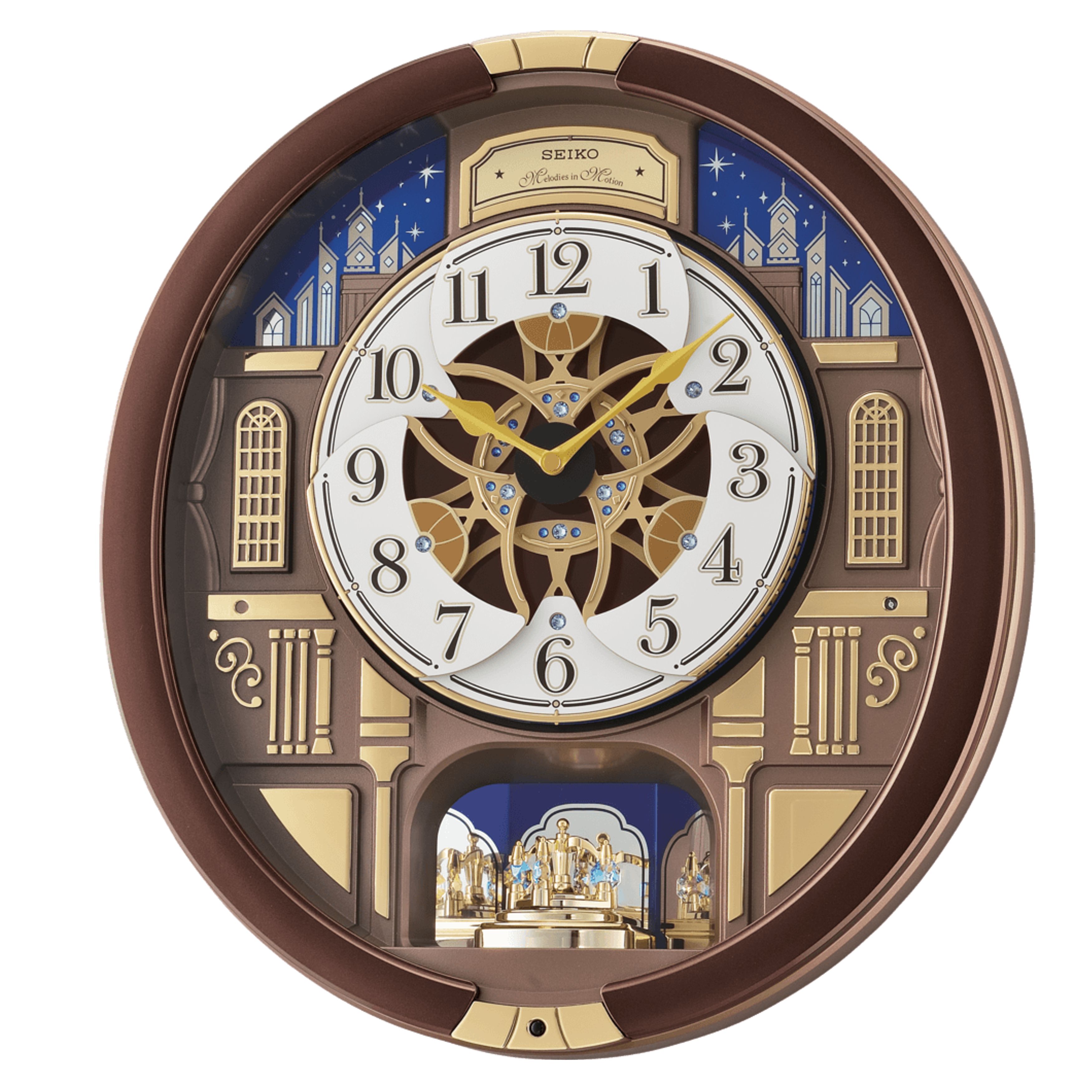 Free Shipping! Seiko Nightime City Skyline Melodies in