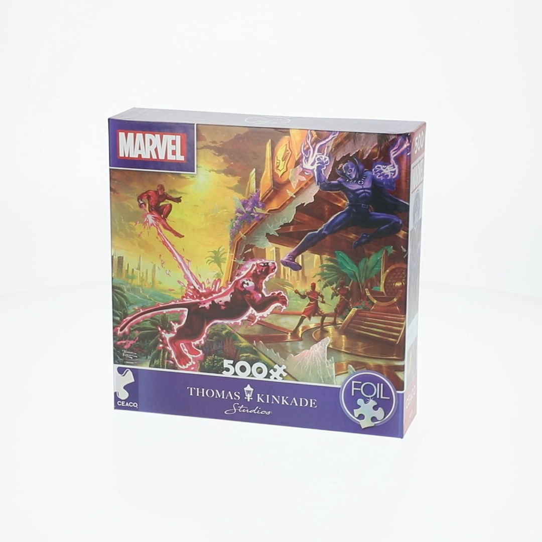 Ceaco 500 Piece Black Panther Jigsaw Puzzle by Thomas Kinkade