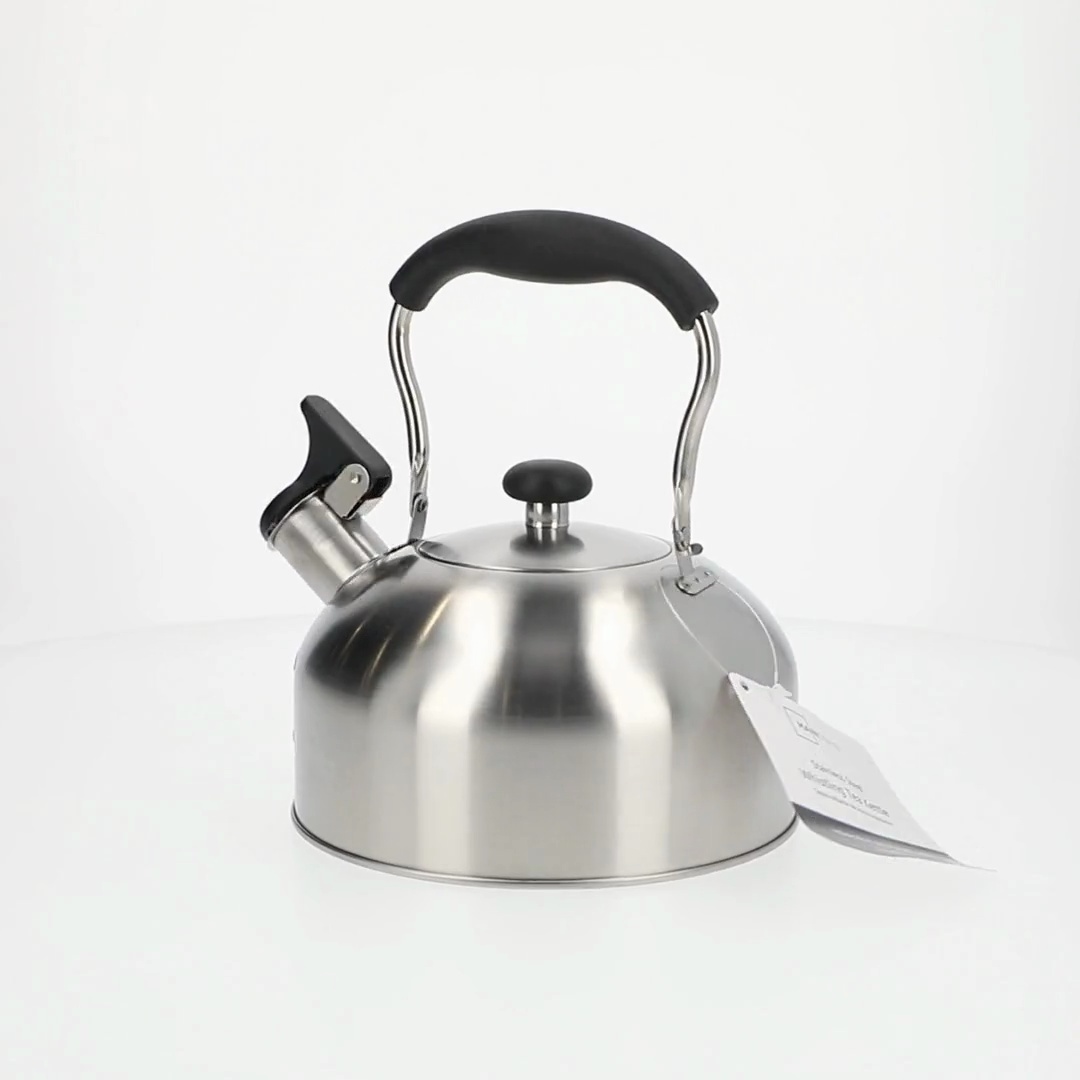 Mainstays Stainless Steel 1.8L Whistle Tea Kettle, Induction