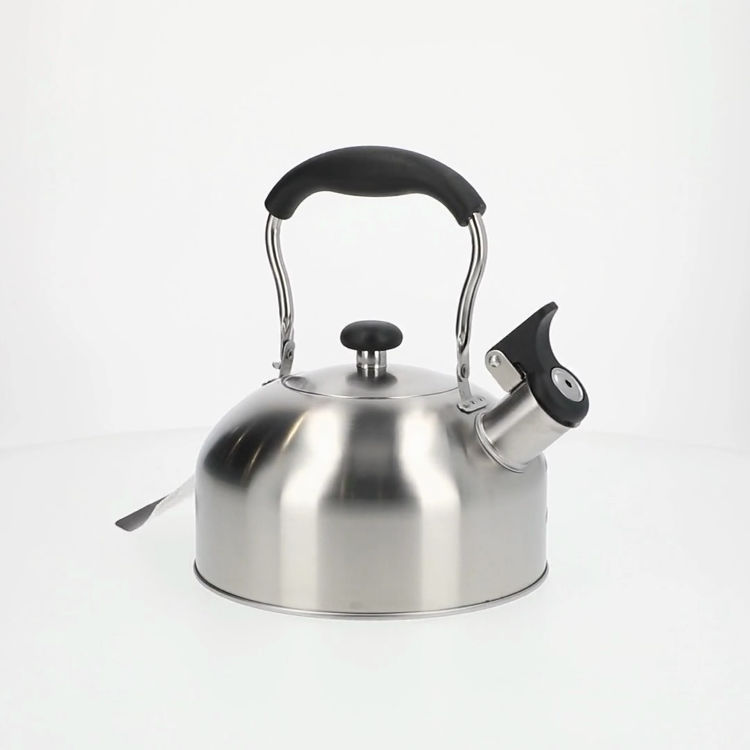 Mainstays Stainless Steel 1.8L Whistle Tea Kettle, Induction