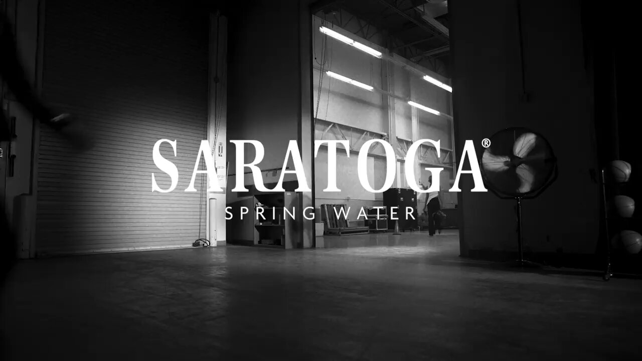 thumbnail video image 2 of Saratoga Sparkling Spring Water, 28 fl oz, Single Glass Bottle, 2 of 8