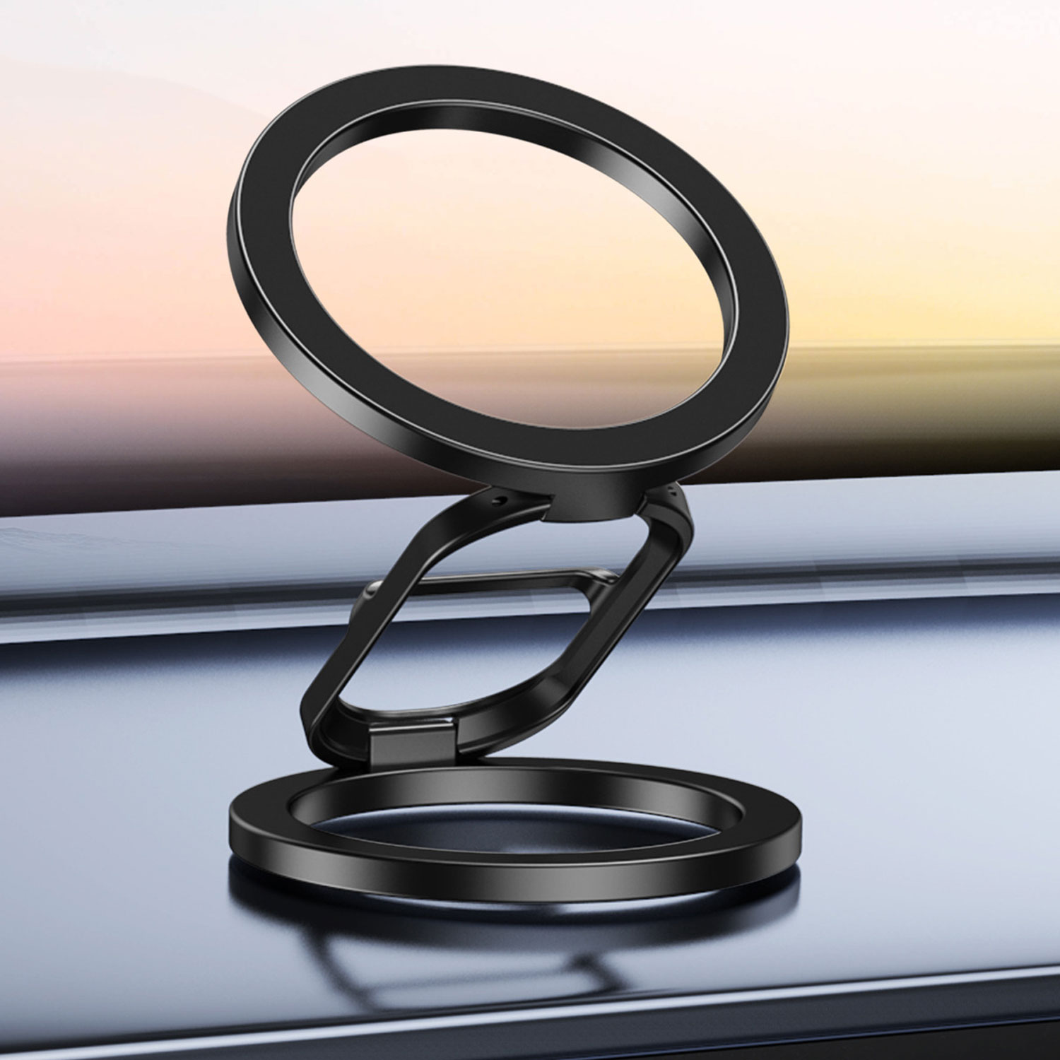thumbnail video image 2 of MagSafe Ring Holder, Magnetic Phone Ring Holder, For iPhone 16/15/14/13/12, Galaxy S25,, 2 of 9