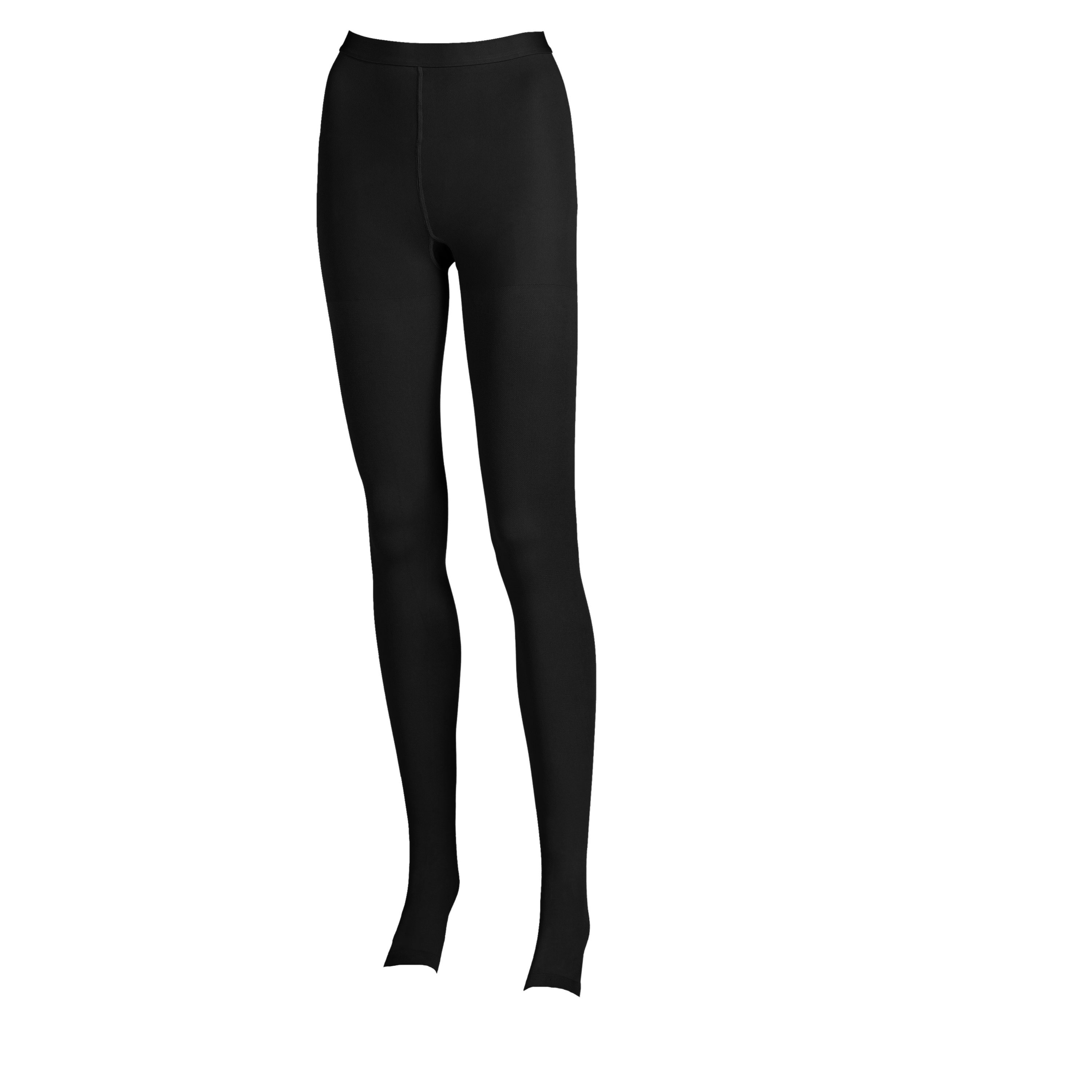 Womens Toeless Compression Tights 20-30mmHg for Circulation - Black, Medium  