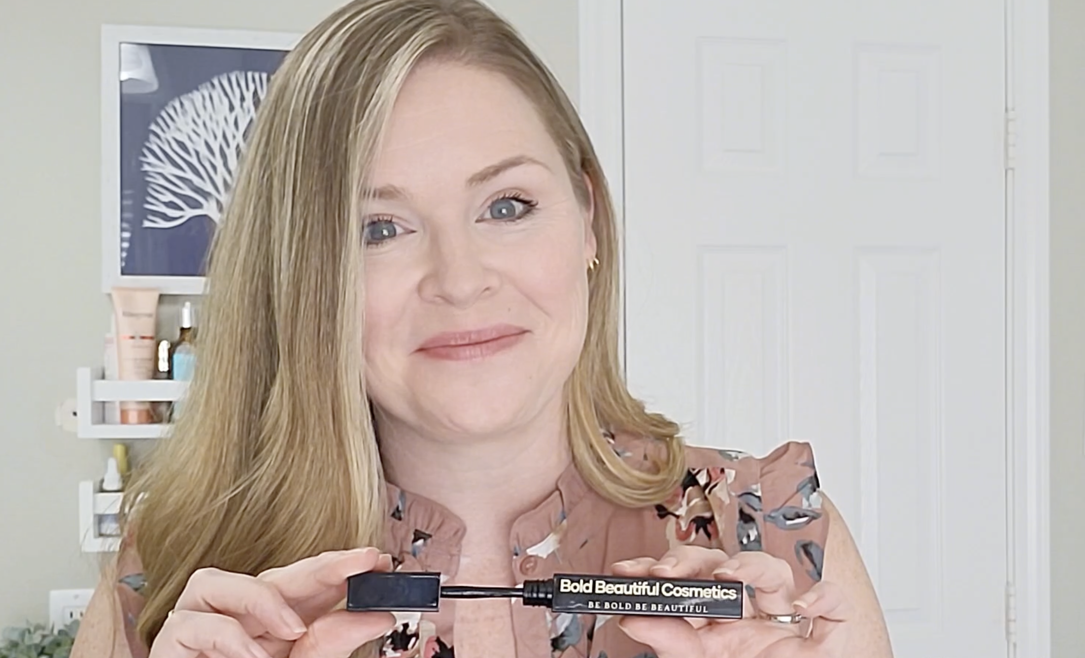 thumbnail video image 2 of Bold Beautiful Cosmetics Matte Waterproof Volumizing Mascara, Black, 2 of 7