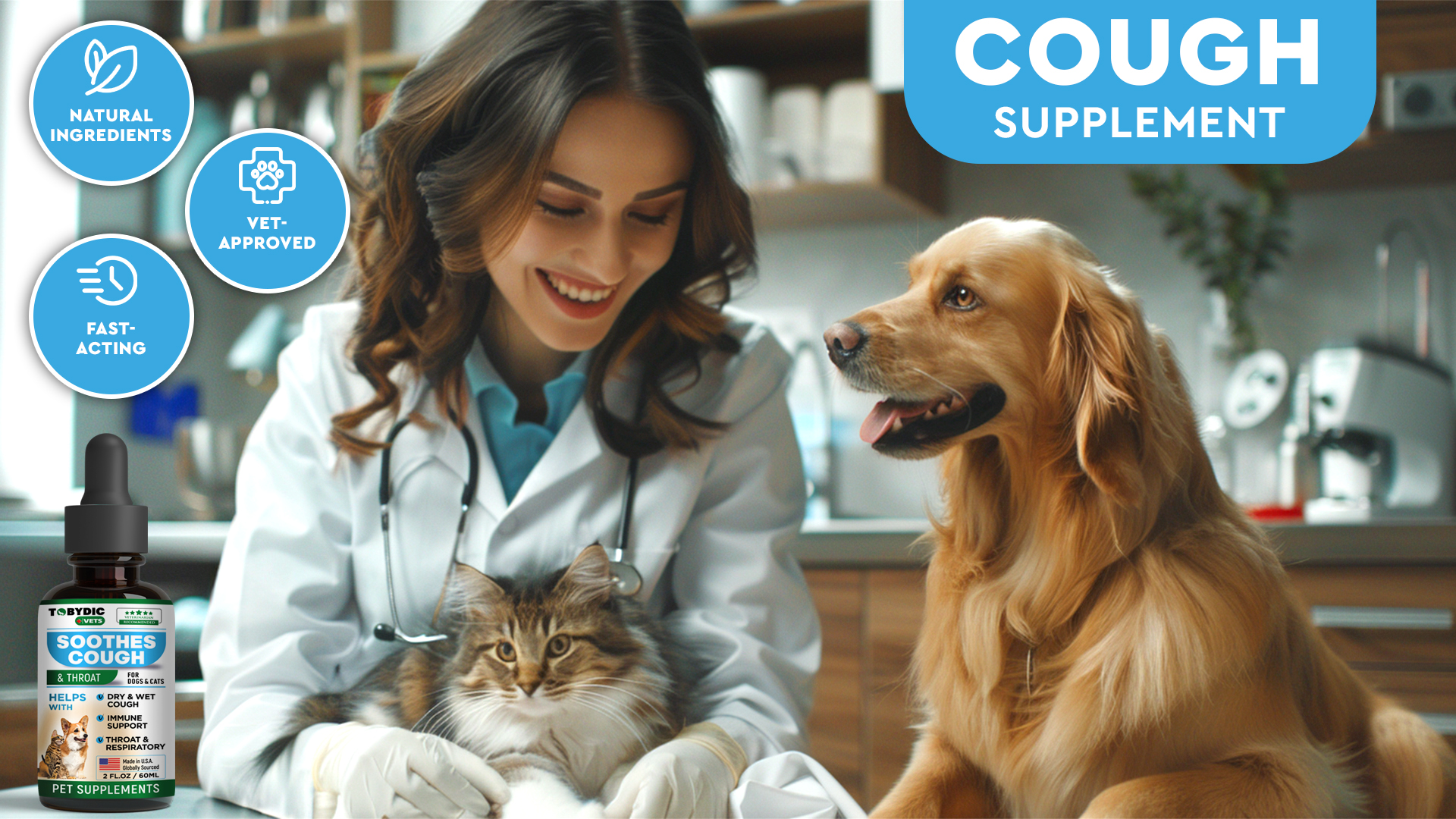 thumbnail video image 2 of Natural Herbal Respiratory Support Supplement for Dogs and Cats – Helps Support Throat and Trachea Comfort, 2 of 5