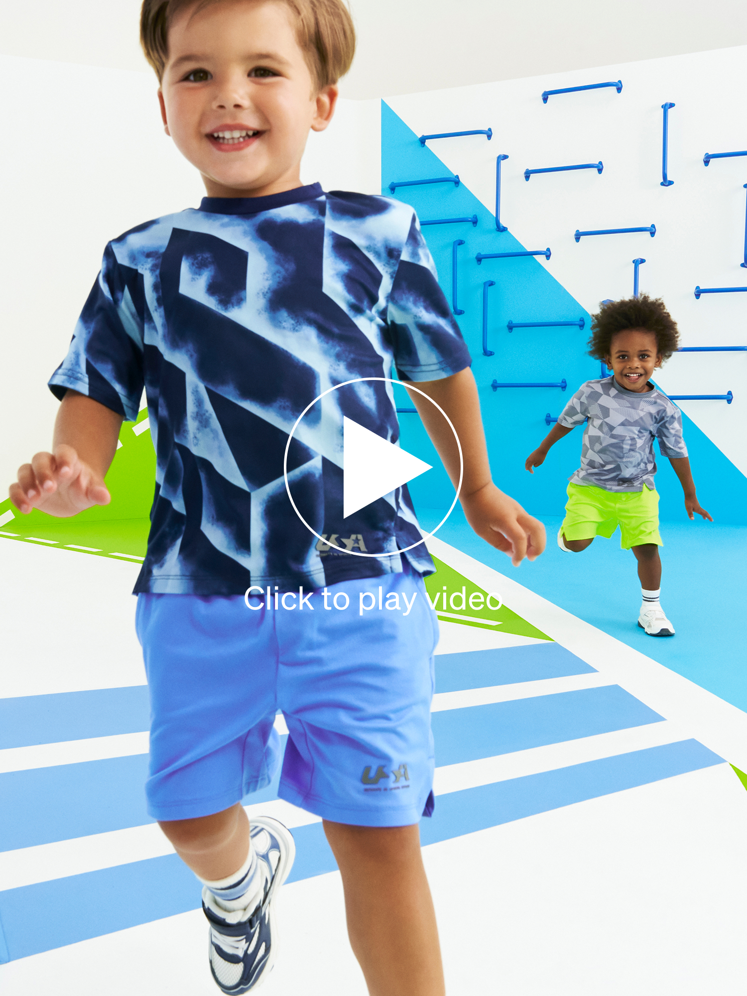 thumbnail video image 2 of Garanimals Activewear Toddler Boy Athletic Shorts, 3-Pack, Sizes 2T–6T, 2 of 11