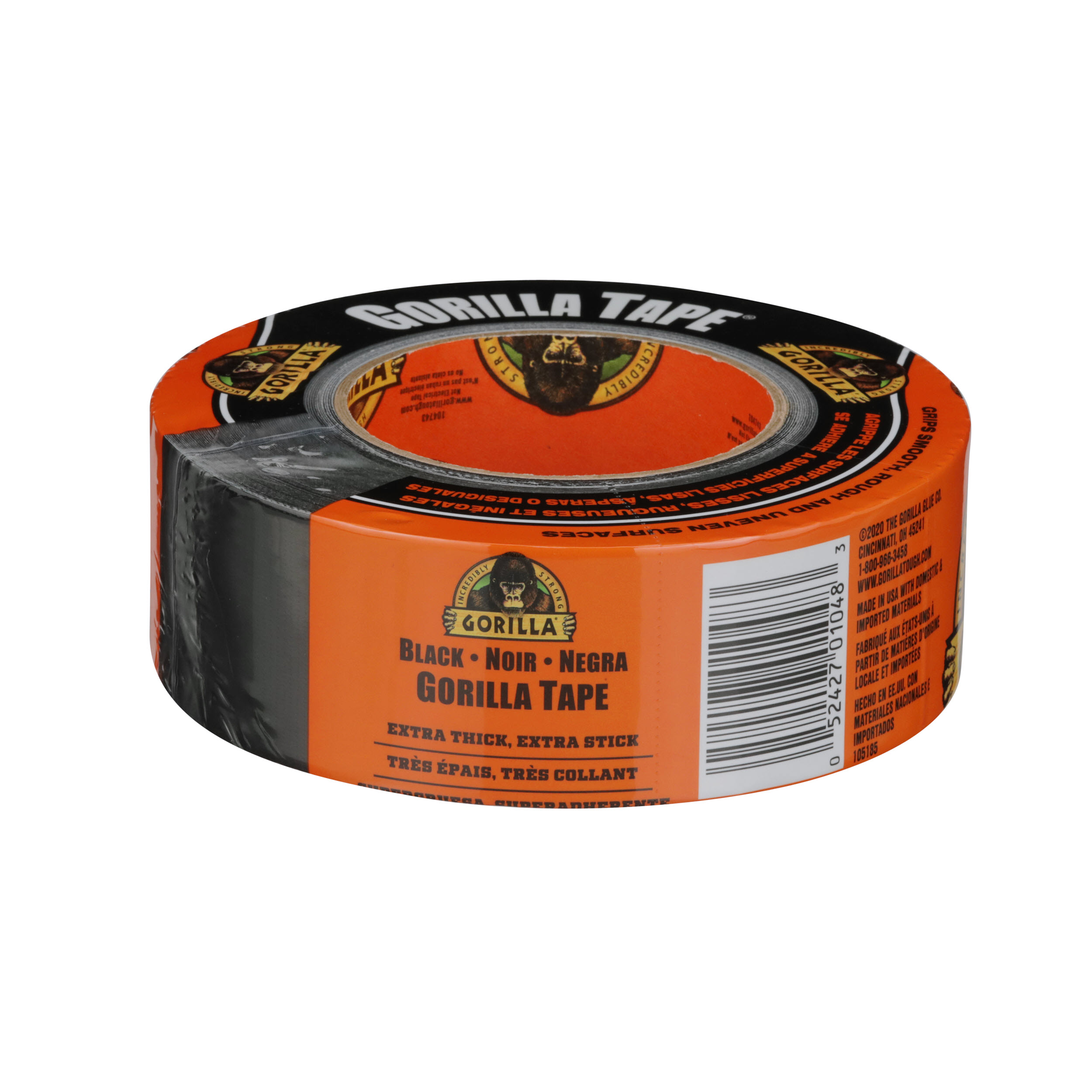 Gorilla 30 yd Black Duct Tape (Case of 16) 106718