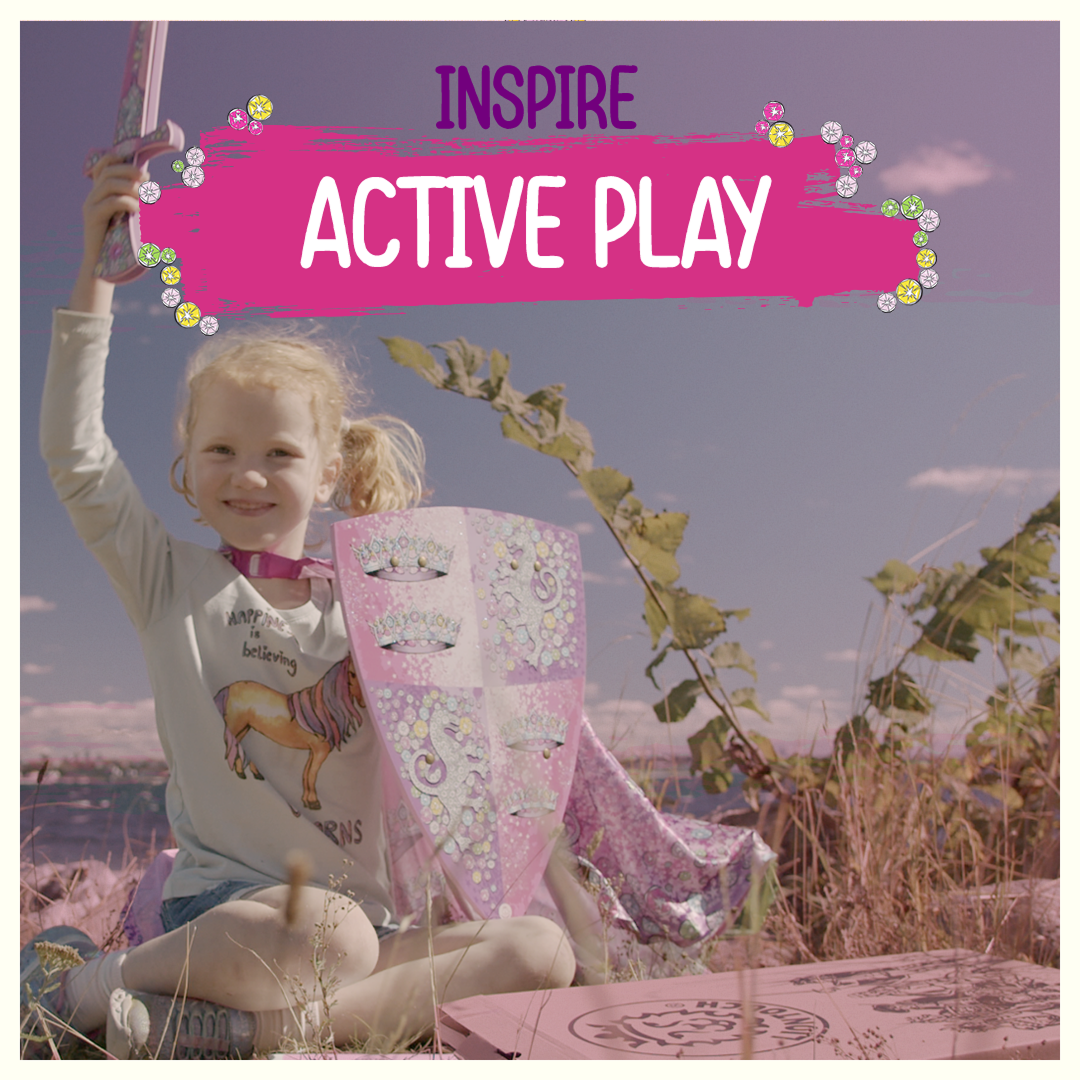 thumbnail video image 2 of Liontouch - Crystal Princess Sword & Shield For Girls - Age 3-8 years | Dress Up & Royal Costumes, 2 of 6