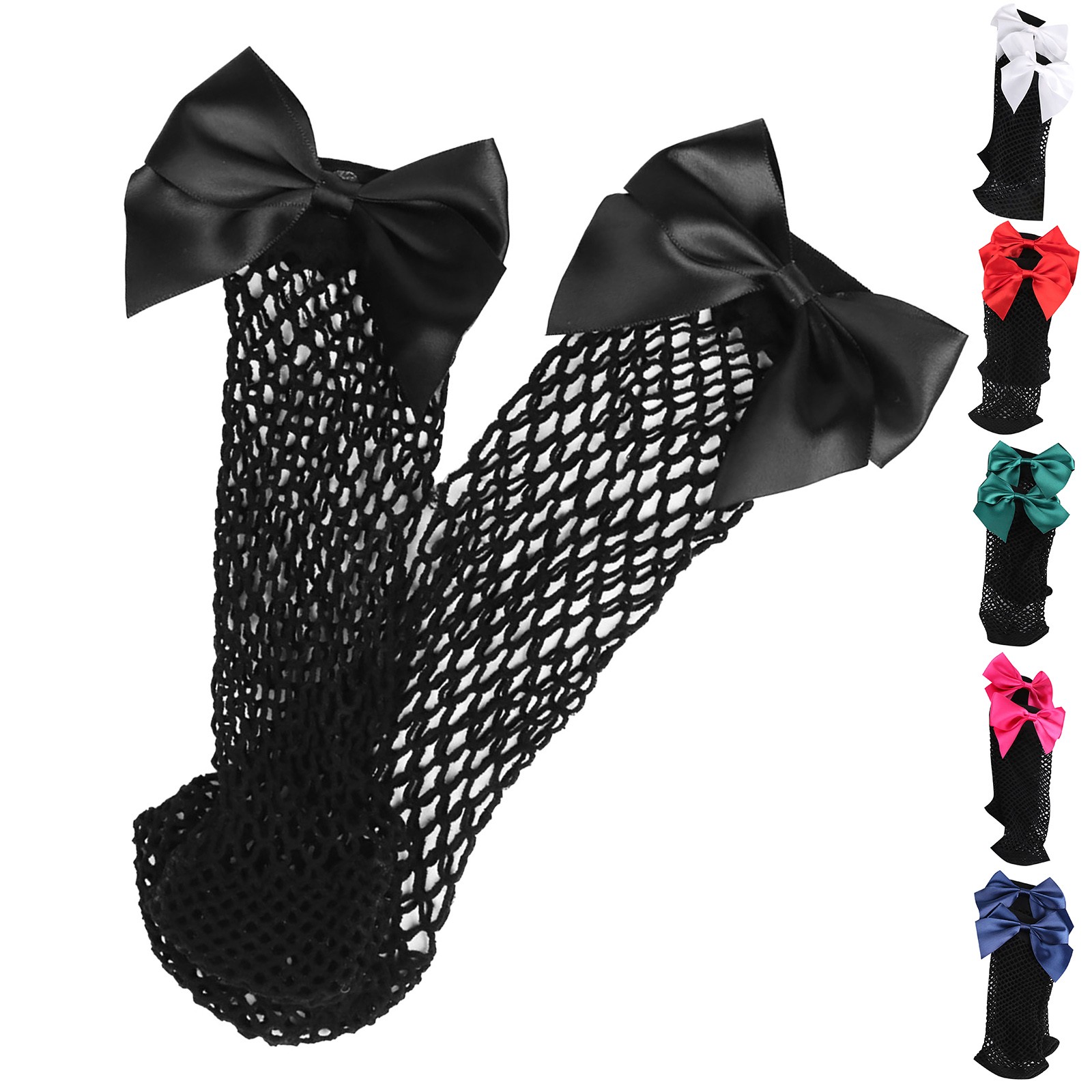 thumbnail video image 2 of GZWYHT Ankle Socks,Crew Socks Women Ruffle Fishnet Ankle High Socks Mesh Lace Fish Net Short Socks Dress Socks,Cute Socks,Socks for Women Blue, 2 of 3