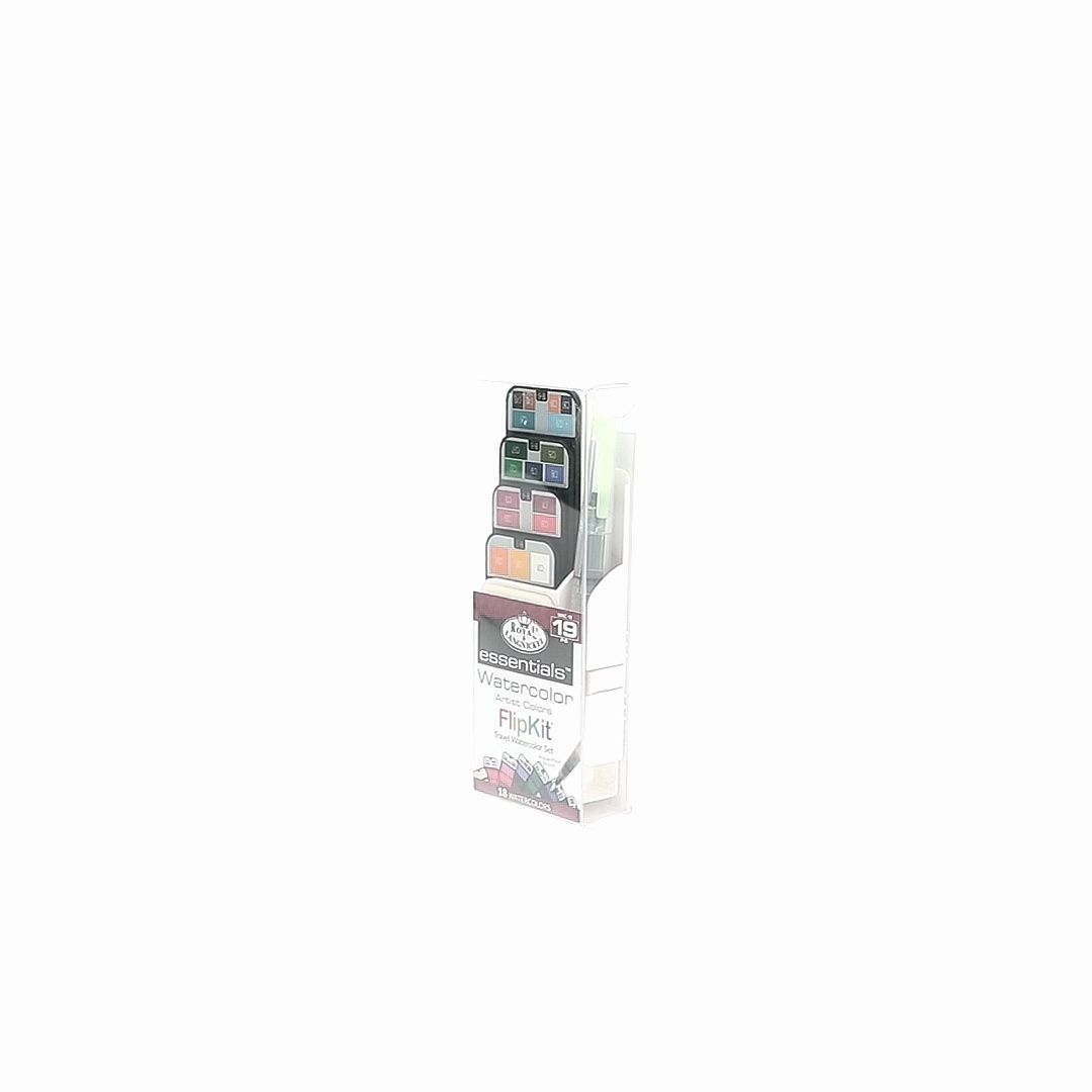 Royal & Langnickel Essentials 19pc Watercolor Flip Kit, Travel