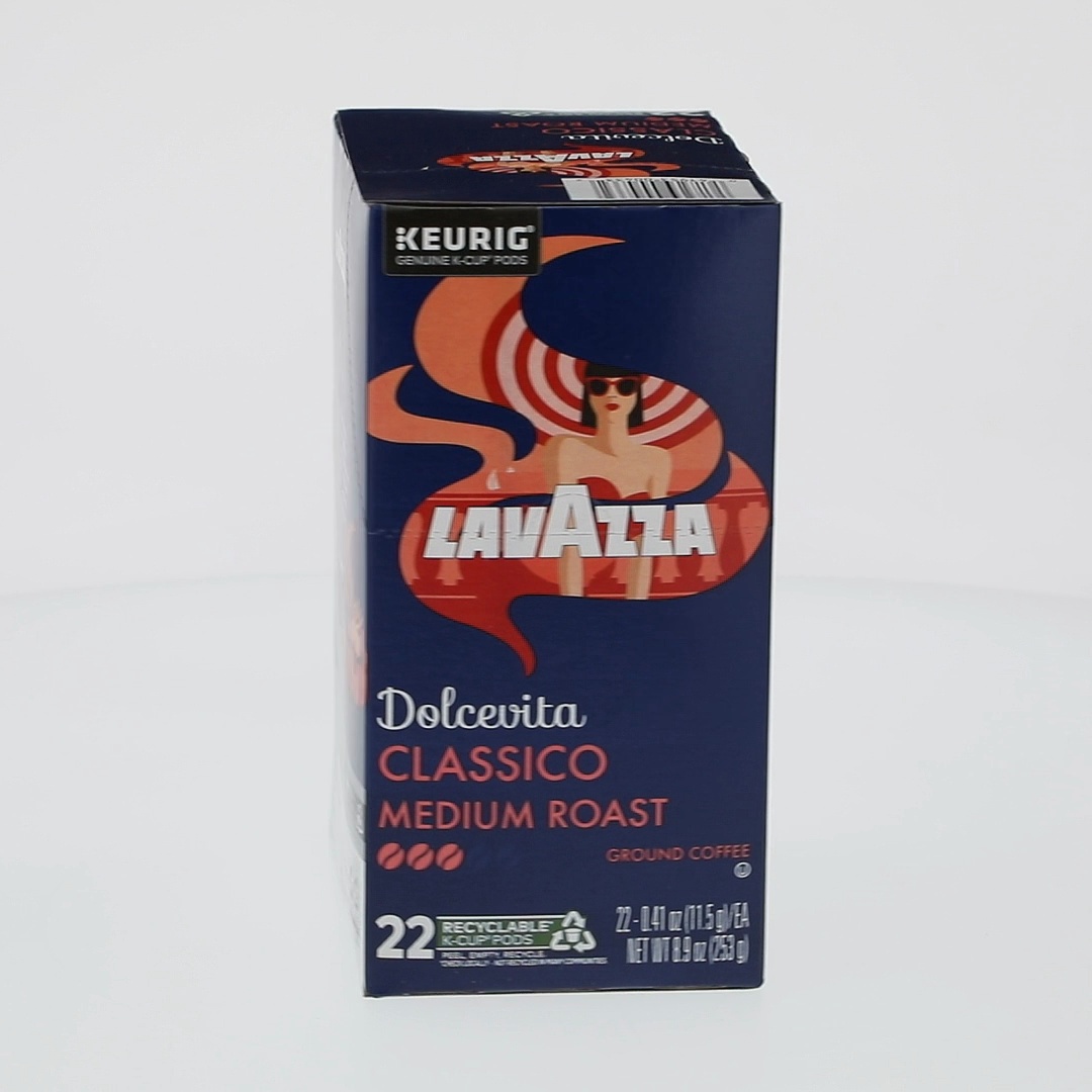 Lavazza, Keurig K-Cup® Pods, Medium Roast, Arabica and Robusta 22