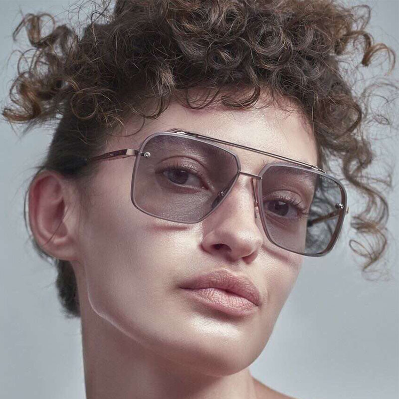thumbnail video image 2 of US Exclusive XH1261 Square Frameless Sunglasses, 2 of 6