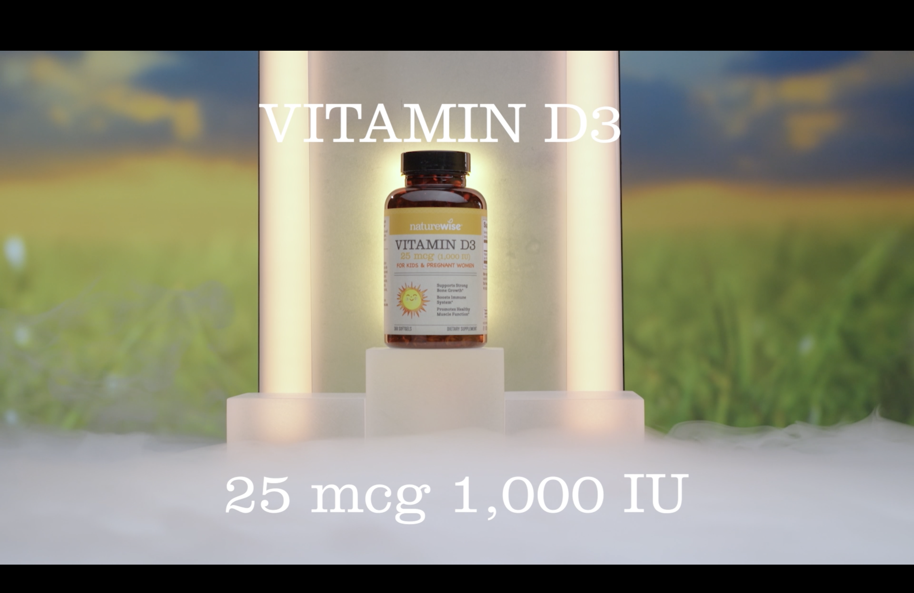 thumbnail video image 2 of NatureWise Vitamin D3 1000iu + Organic Olive Oil - 90 Mini Softgels[90-Day Supply], 2 of 3