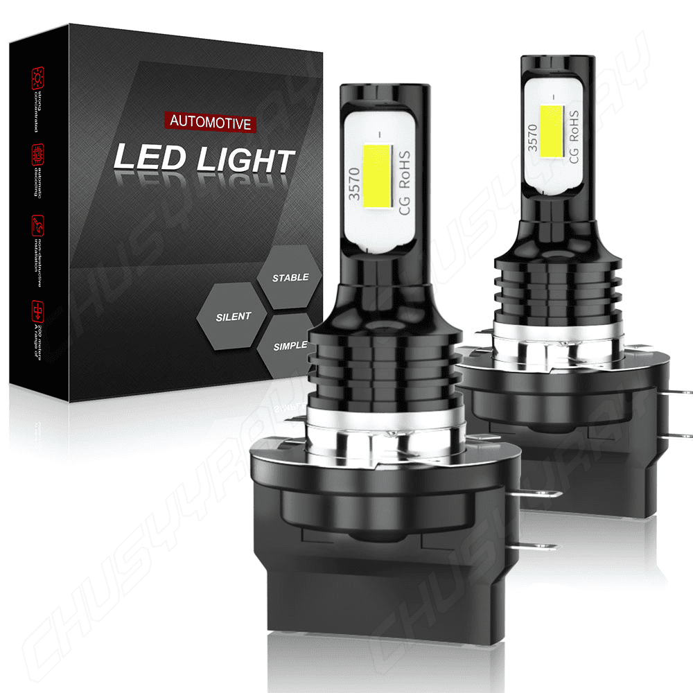 thumbnail video image 2 of H11B LED Headlight Low Beam Bulbs Kit Pack of 2 White, 2 of 13