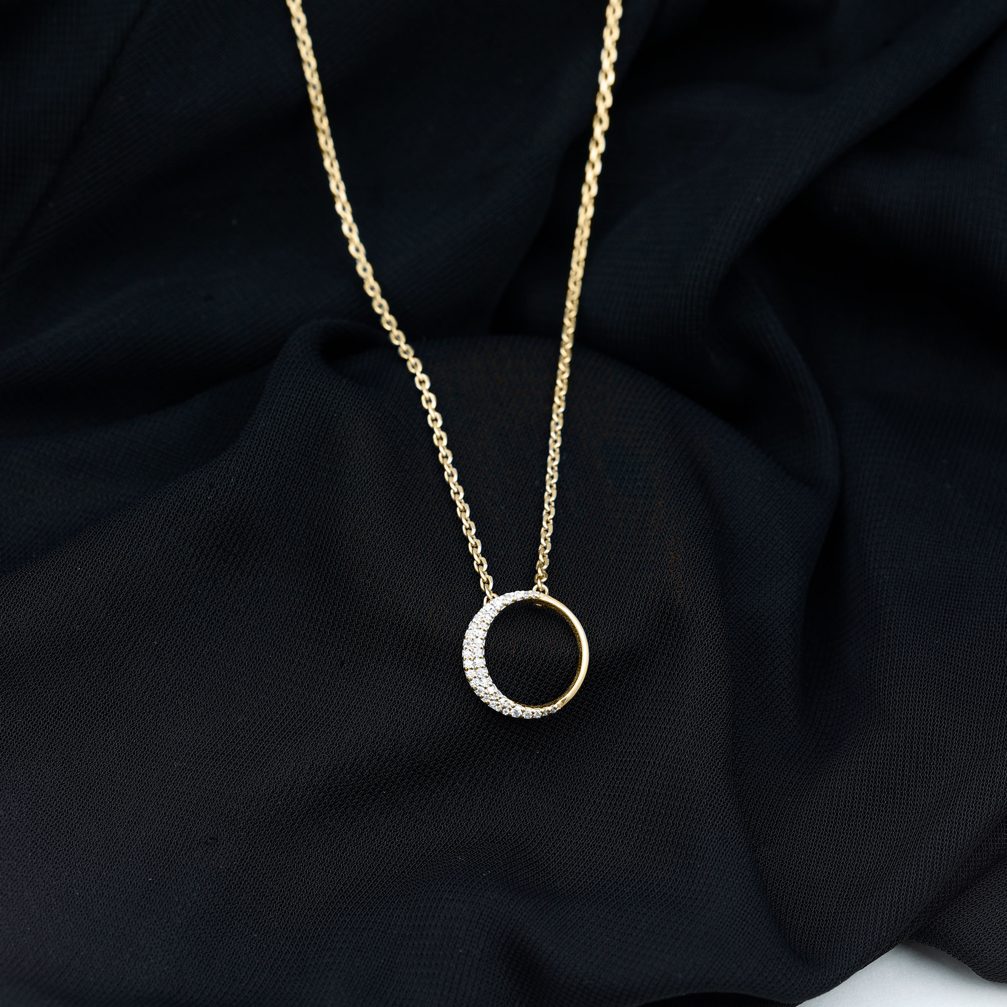 thumbnail video image 2 of Rosec Jewels - Lab Diamond Eternity Necklace for Women - EF-VS Certified Quality - Ready to Gift, 10K White Gold, 2 of 8