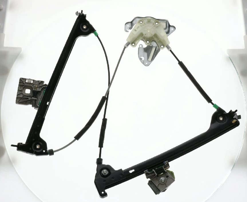 thumbnail video image 2 of OEG Parts New Front Passenger Side Right RH Power Window Regulator W/O Motor Replacement For Mercedes-Benz SLK230 1998 1999 2000, 84809 1707200846 1707201246 749-709 125-58671R, 2 of 14