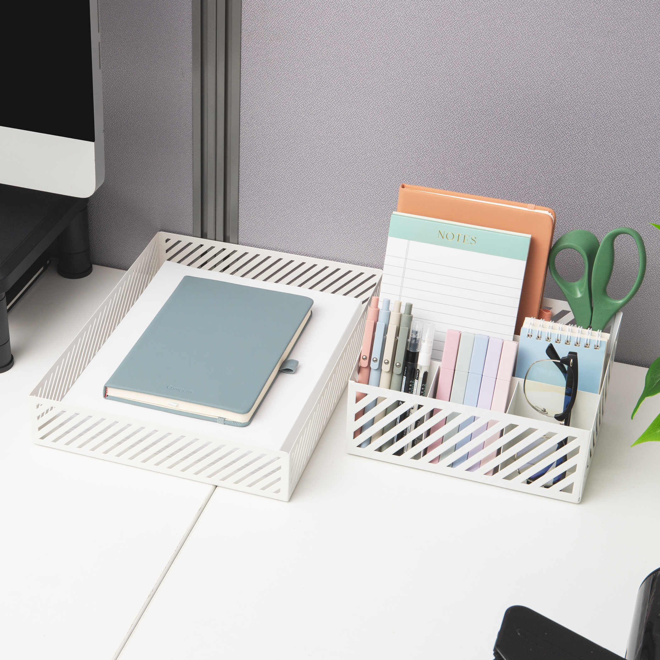 Letter Epaper Size Mind Reader Metal Letter Size Paper Tray, Metal, White - Walmart.com
