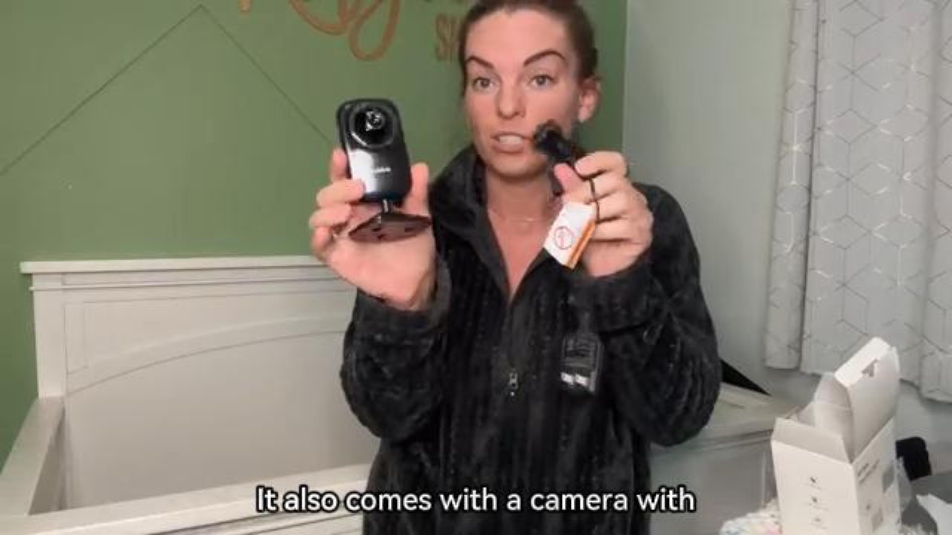 thumbnail video image 2 of Envilink Video Baby Monitor with App, 2.8" Screen 14h Battery, Sound Detection, Night Vision, Two Way Talk, Temperature Detection, 1200ft Range, Feeding Remind, Ideal for Baby/ Elderly Indoor Use, 2 of 9