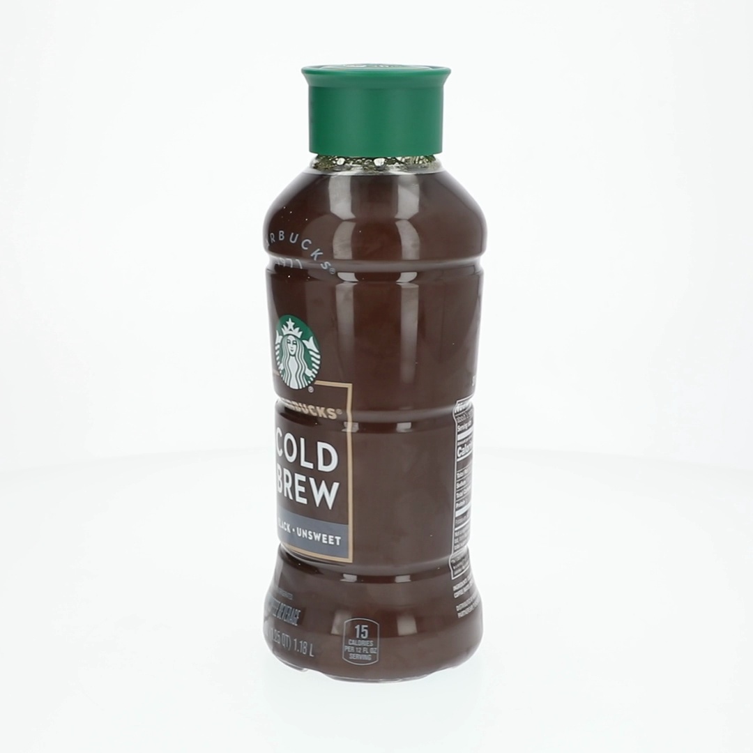 Starbucks Bottled Cold Brew Coffee Drink, Premium Black Unsweet 40