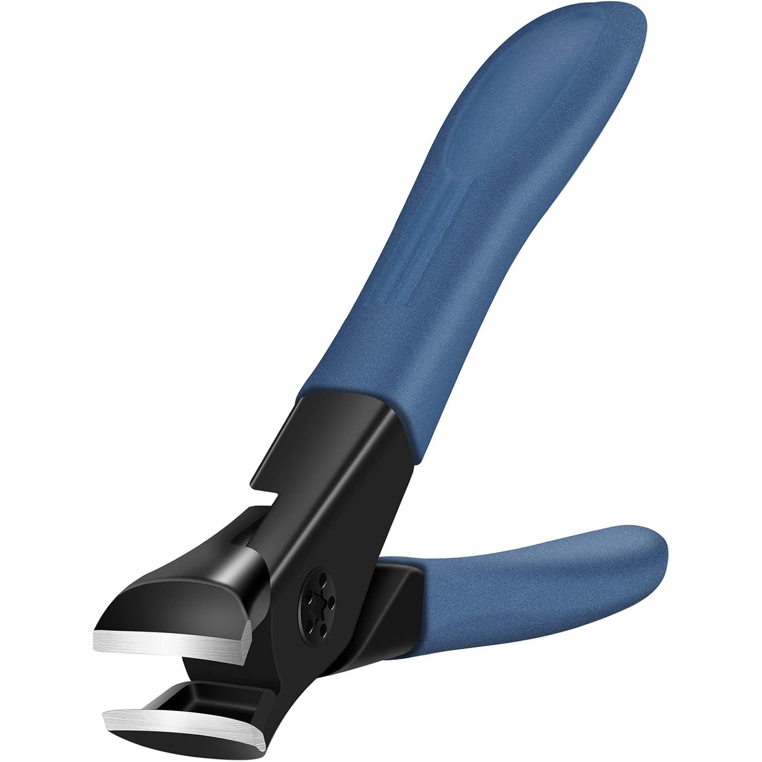 thumbnail video image 2 of DUAIU Nail Clippers for Thick Nails Toenail Clippers Wide Jaw Nail Cutter Heavy Duty Nail Clipper Sharp Curved Toe Nail Clippers for Men and Women, Blue, 2 of 7