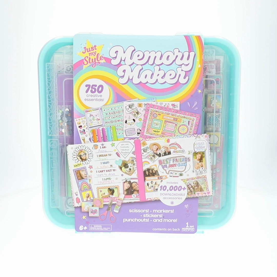 Just My Style Multicolor Scrapbook and Cards Stationery Set, Paper