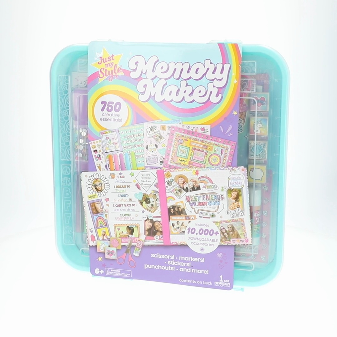 Just My Style Multicolor Scrapbook and Cards Stationery Set, Paper