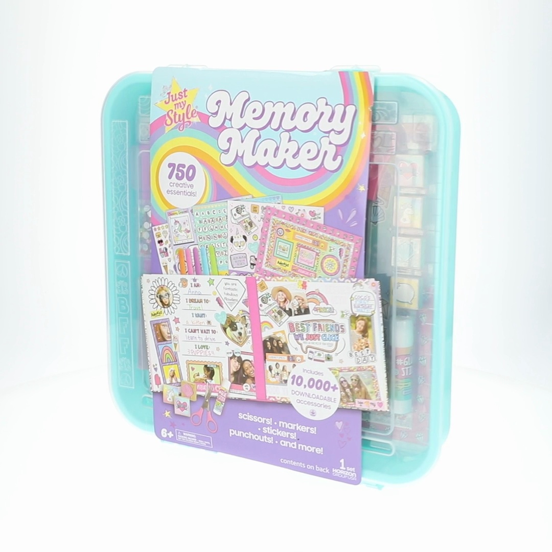 Just My Style Multicolor Scrapbook and Cards Stationery Set, Paper