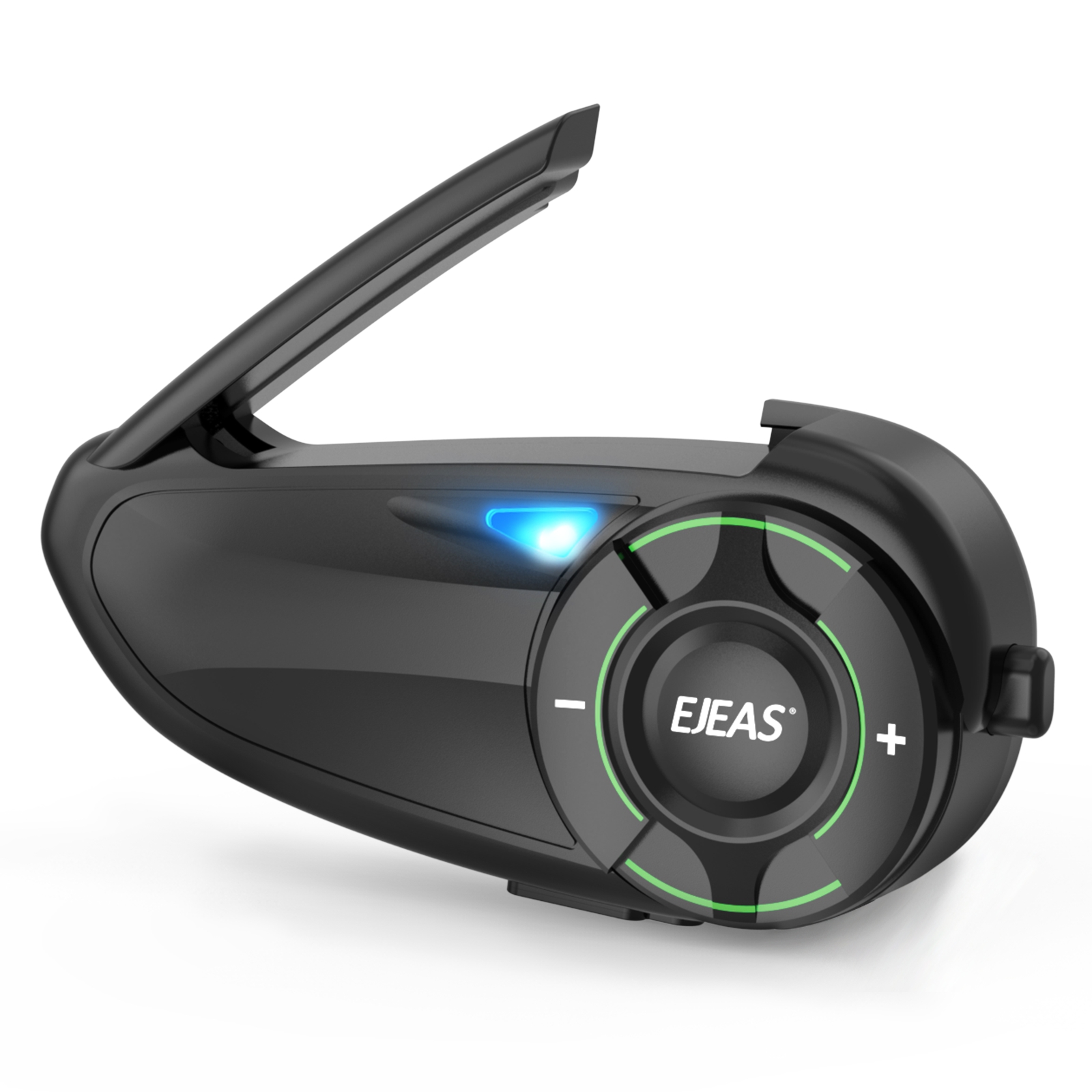 thumbnail video image 2 of EJEAS Q8 Motorcycle Bluetooth Headset Upgraded Mesh 3.0 Intercom 6 Riders Group Motorcycle Speakers Bluetooth Waterproof Helmet Headset, 2 of 19
