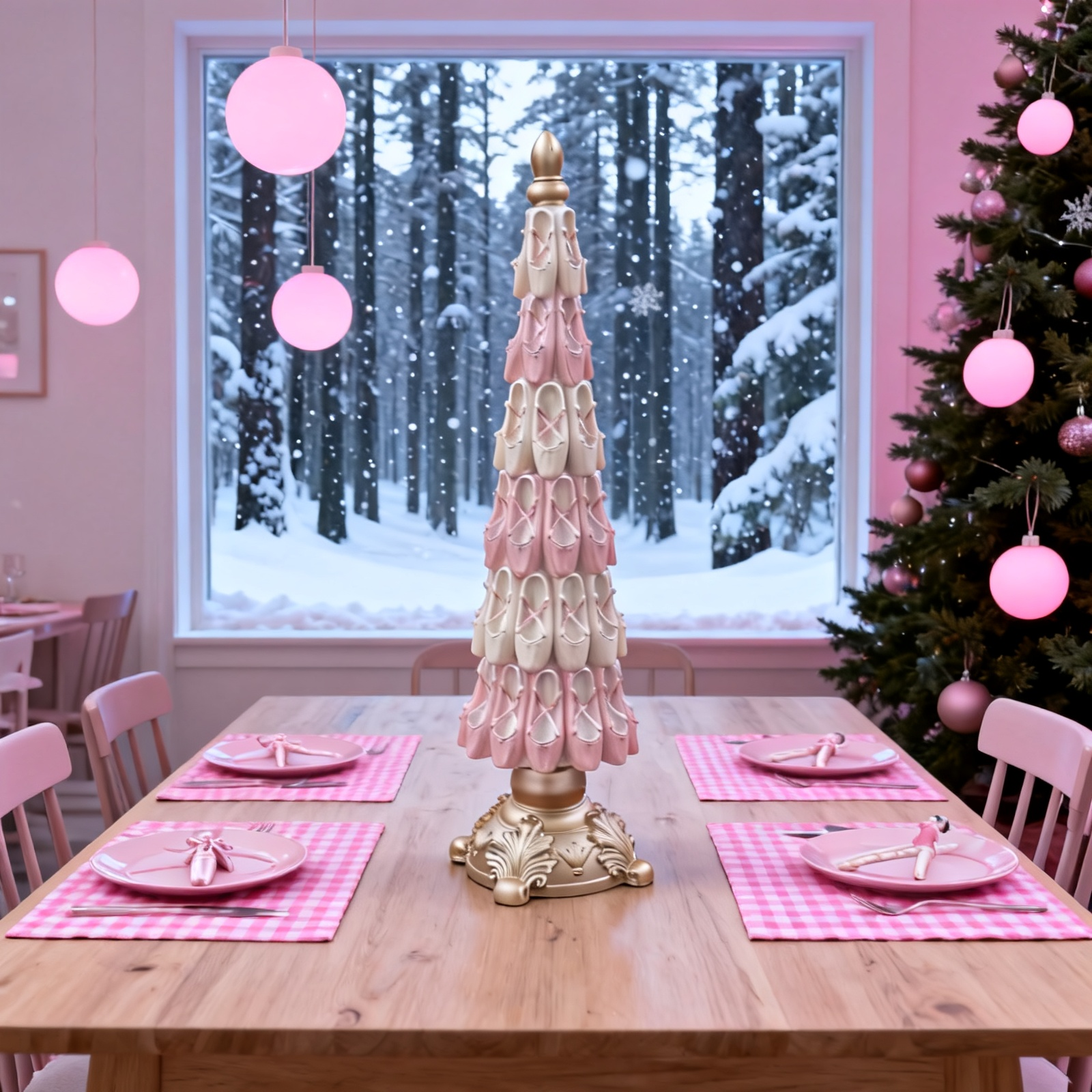 thumbnail video image 2 of 7.87 Inch Ballerina Shoe Tree,Ballet Decorations,Christmas Tree,Ballerina Christmas Ornament,Ballet Christmas Tree Ornament,Ornaments for Christmas Tree,Handcrafted Holiday Tree Decoration, 2 of 5