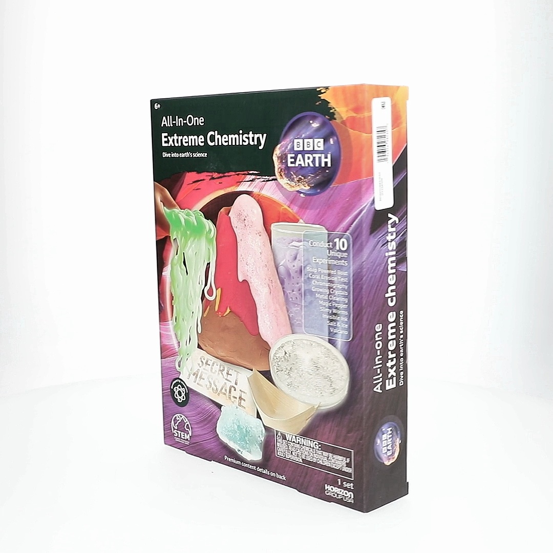 BBC Earth All-in-One Extreme Chemistry Set, STEM science