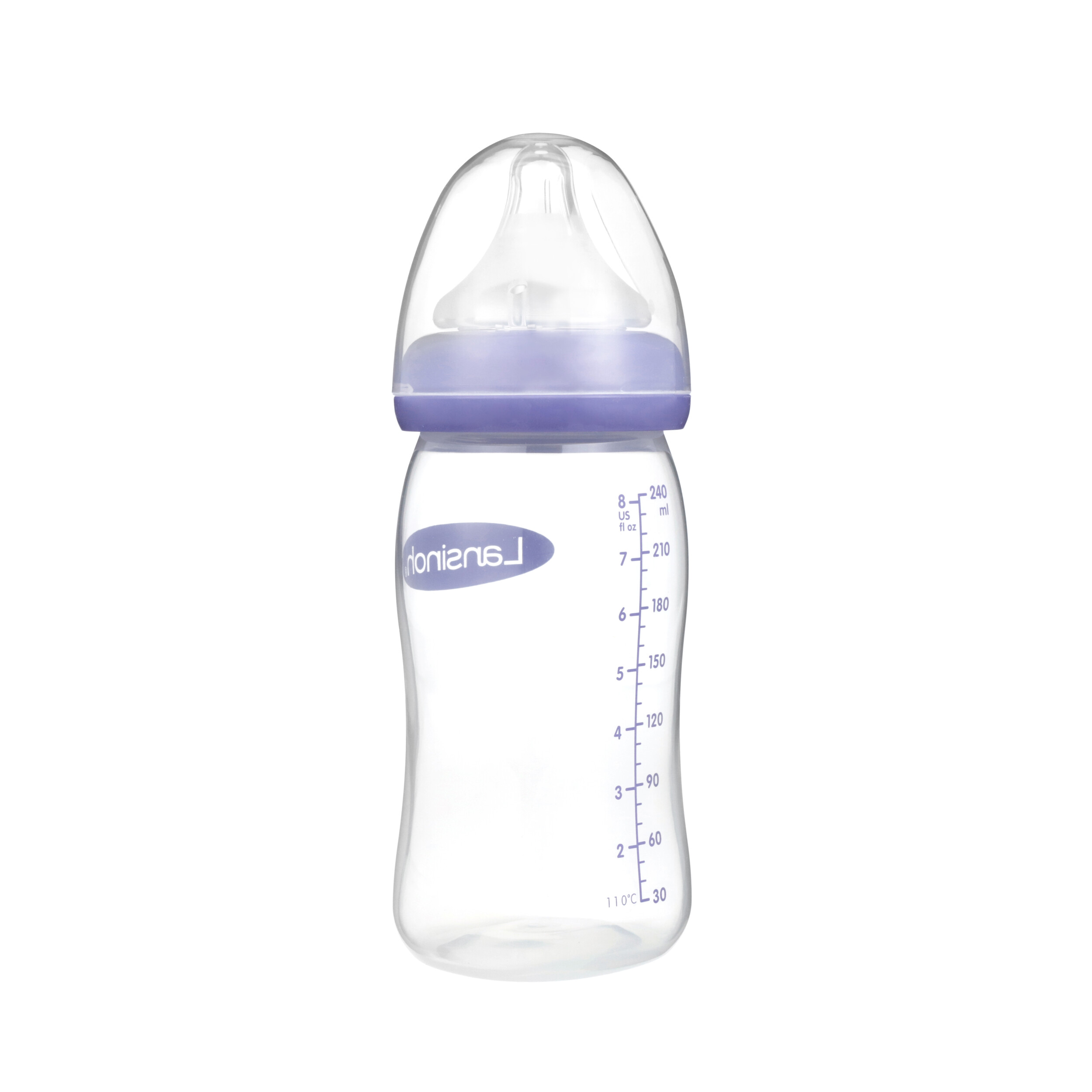 Lansinoh Momma - Biberón de leche materna con pezón NaturalWave, 8 onzas,  BPA (paquete de 2) (2)