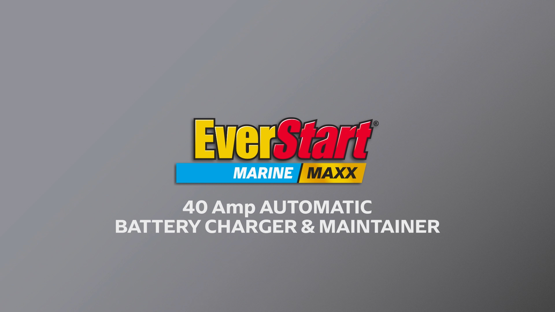 thumbnail video image 2 of EverStart Maxx Marine 40 Amp Marine Battery Charger and Maintainer, 2 of 4