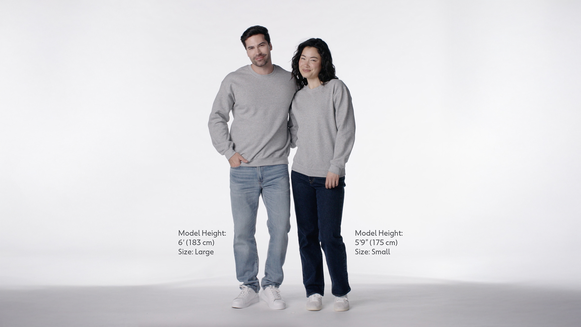 thumbnail video image 2 of Gildan Adult Heavy Blend Fleece Crewneck Sweatshirt, up to Size 3XL, 2 of 6