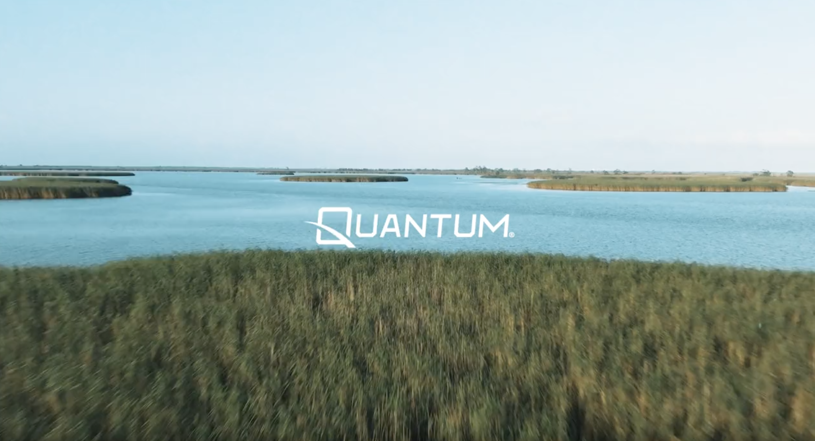 thumbnail video image 2 of Quantum Benchmark Spinning Fishing Reel, Size 6000 Reel, 5+1 Bearings, 5.6:1 Gear Ratio, Aluminum Frame, SEALOQ 6 Protection, GEARTEQ Machined Gears, CFX200 Carbon Fiber Xtreme Drag, Silver/Blue, 2 of 10