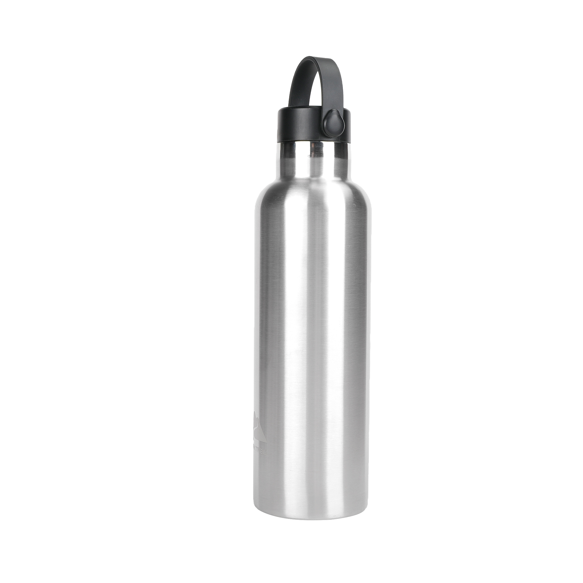 600ml Stainless Steel Straw Top Water Bottle (Silver) (BGHS01) FL-10