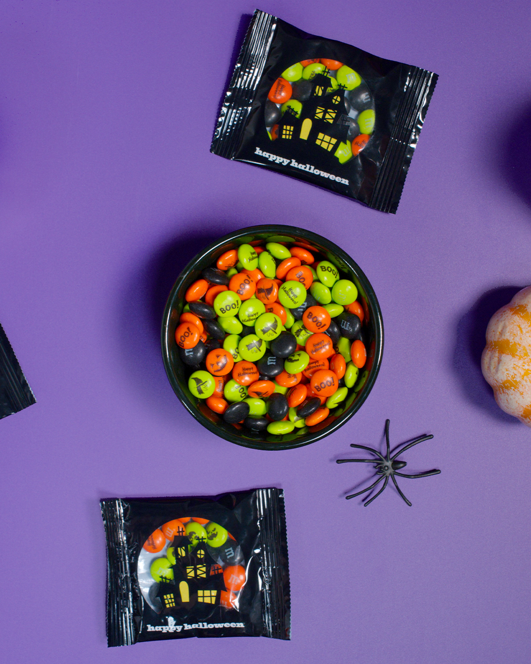thumbnail video image 2 of M&M'S Halloween Milk Chocolate Candy, 5lb Resealable Bulk Bag, 2 of 6