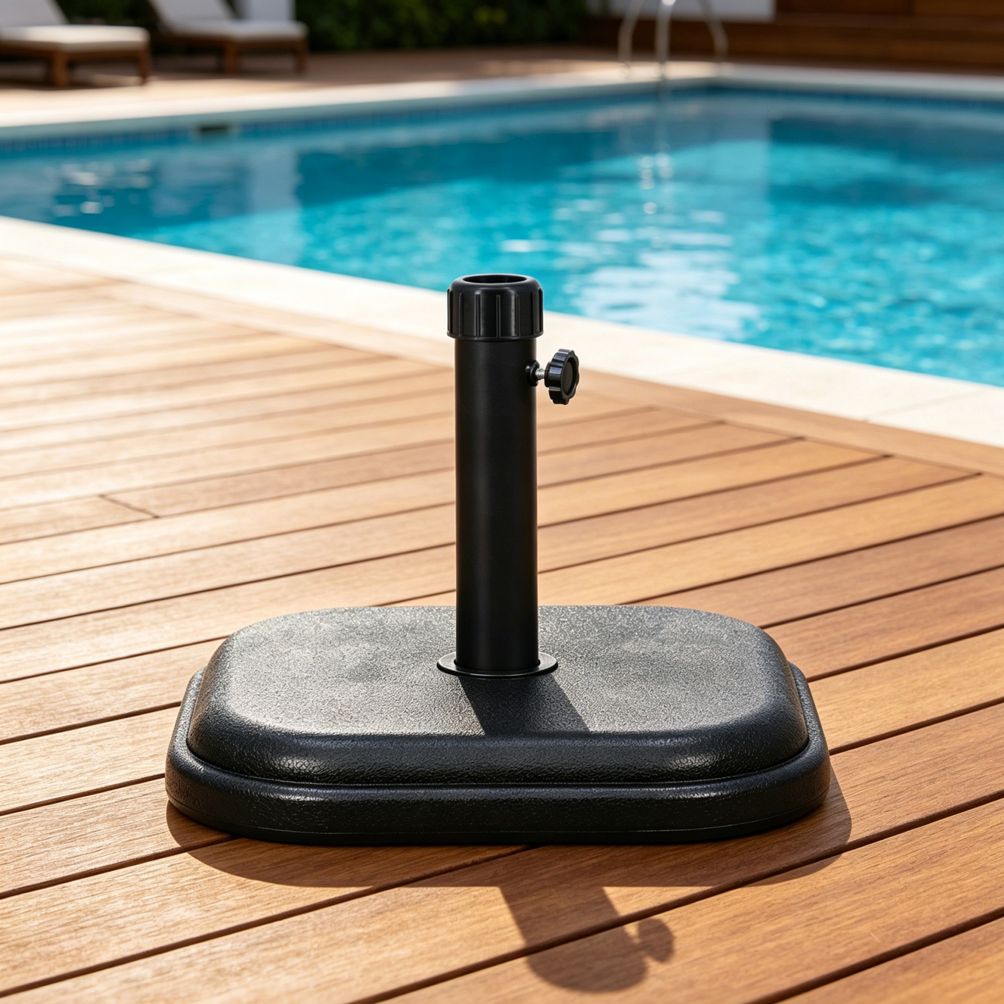in ground patio umbrella stand In-Ground Base saving umbrella base Patio Wicker Style Umbrella Base