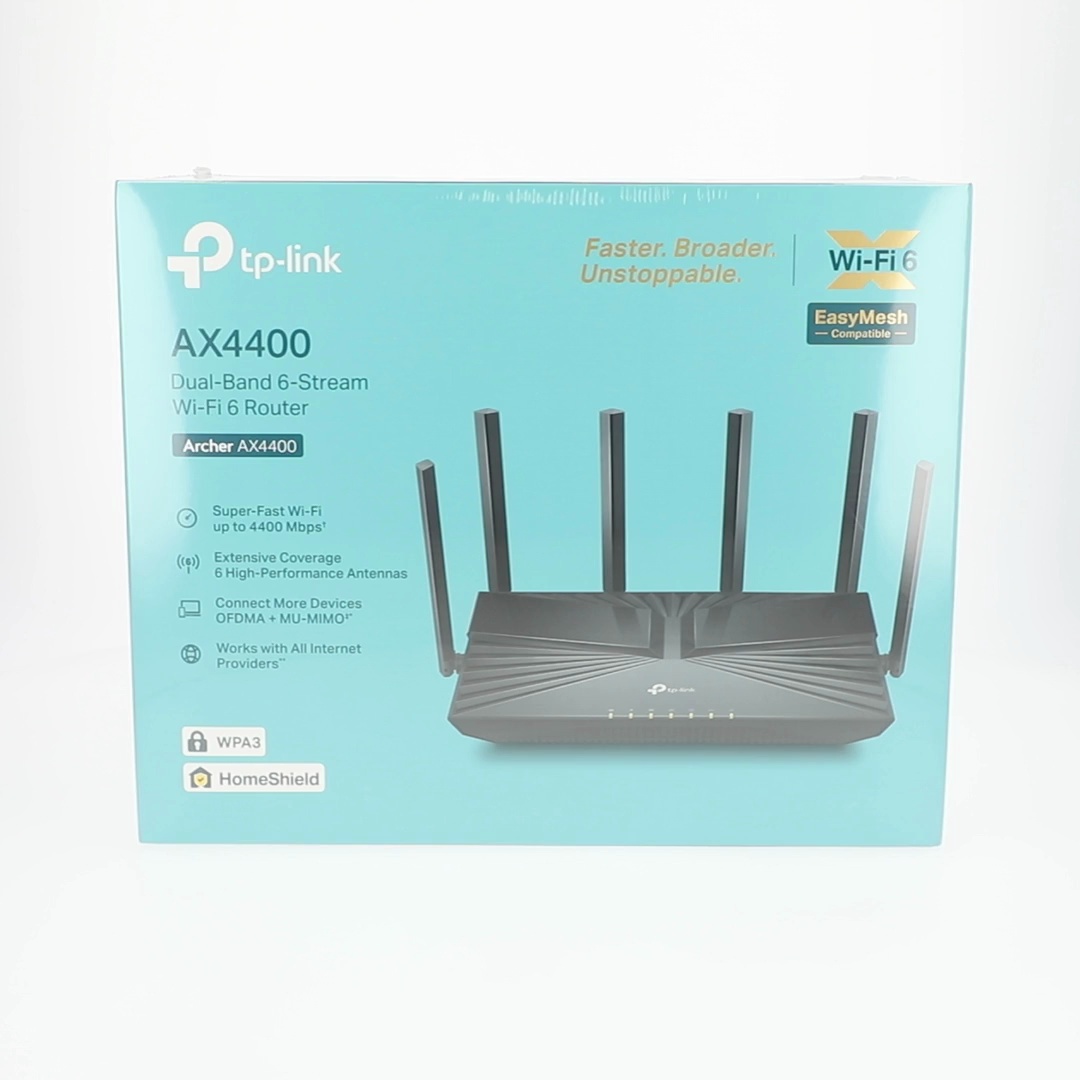 TP-Link Archer AX4400 Dual-Band WiFi 6 Router | 4.4 Gbps Speeds