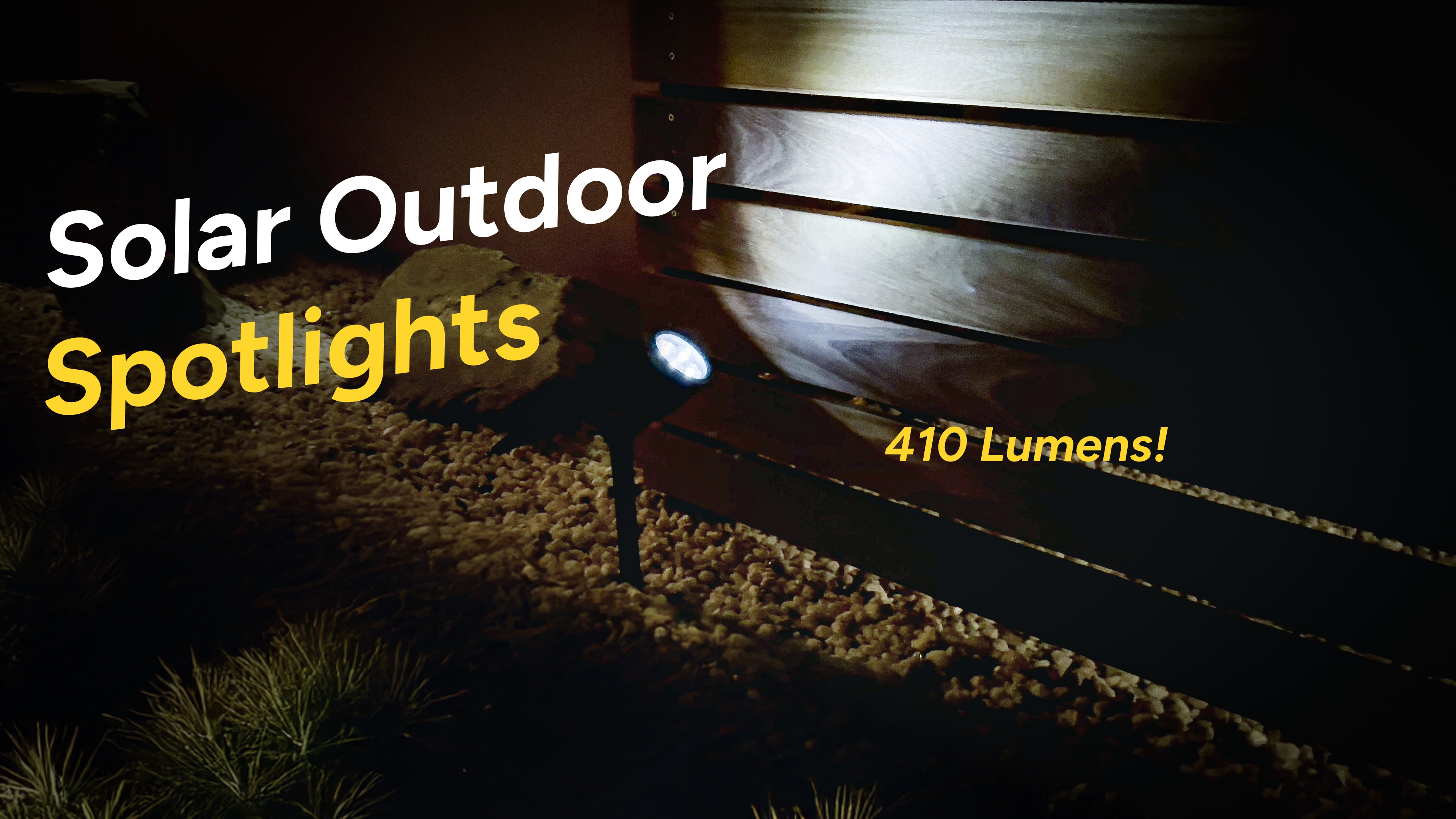 thumbnail video image 2 of Techko Solar Spotlight (2 Pack), 2 of 11