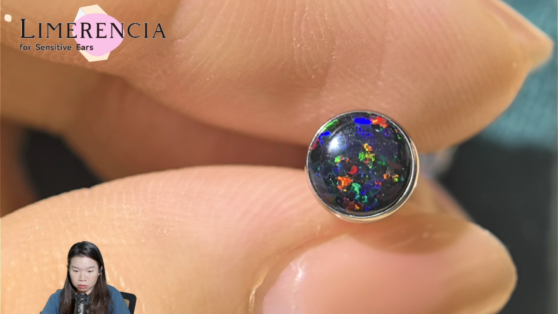thumbnail video image 2 of Limerencia Hypoallergenic G23 Titanium Screw Back Earrings Piercing Post for Women and Men Sensitive Ears, 2 of 7