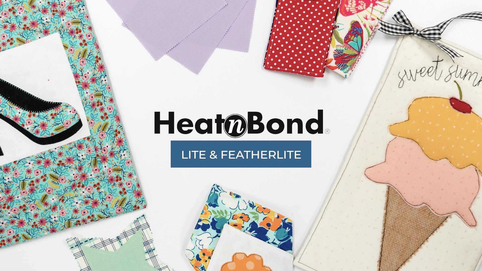 thumbnail video image 2 of Heatnbond Lite Iron-on Fusible Web for Fabrics Dispense Box 17 inch x 75 Yds Roll, Clear, 2 of 7
