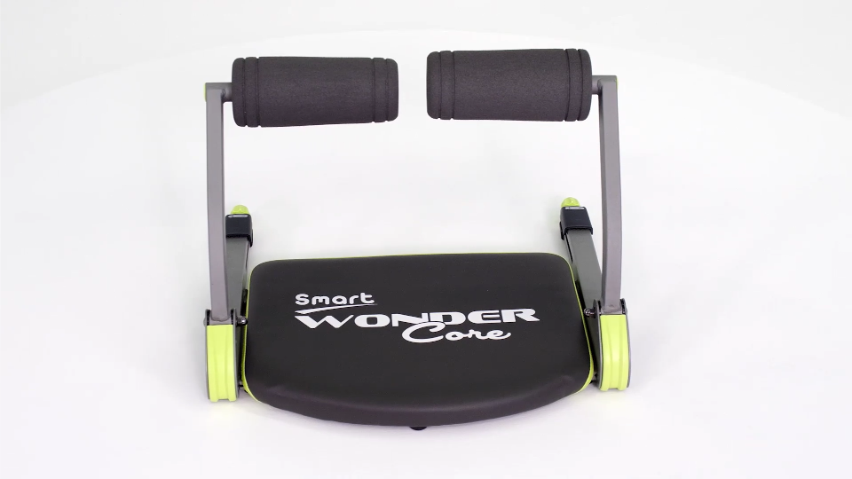 thumbnail video image 2 of Wonder Core SMART Ab Machine, Ab Workout Equipment, Sit Up Machine & Exercise Equipment, Ab Crunch Machine for Stomach Workout, Ab Core Trainer Abdominal Machine for Home Gym  Foldable 265 lb Green, 2 of 9