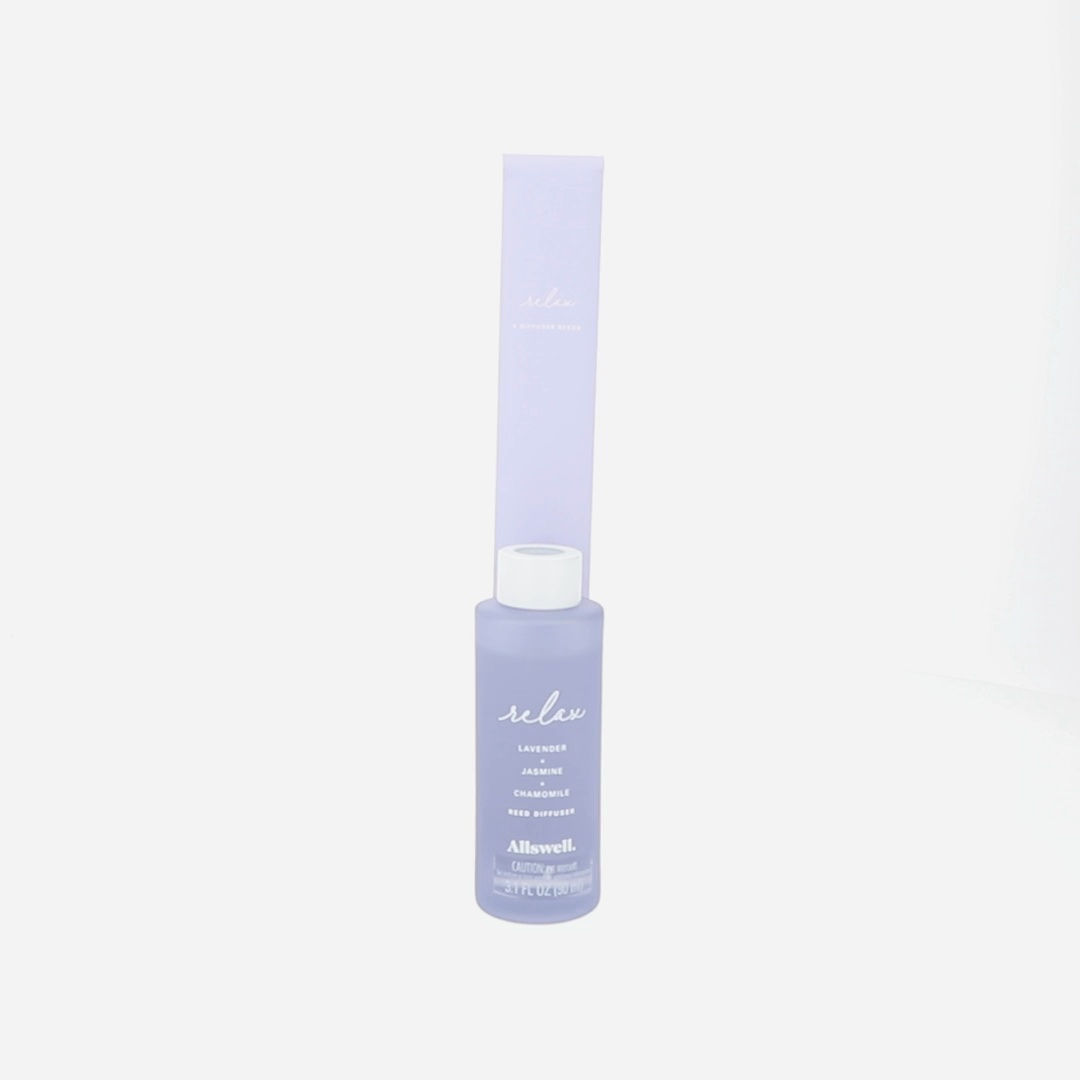 Allswell Relax Lavender Jasmine Chamomile Scented Reed Diffuser 3