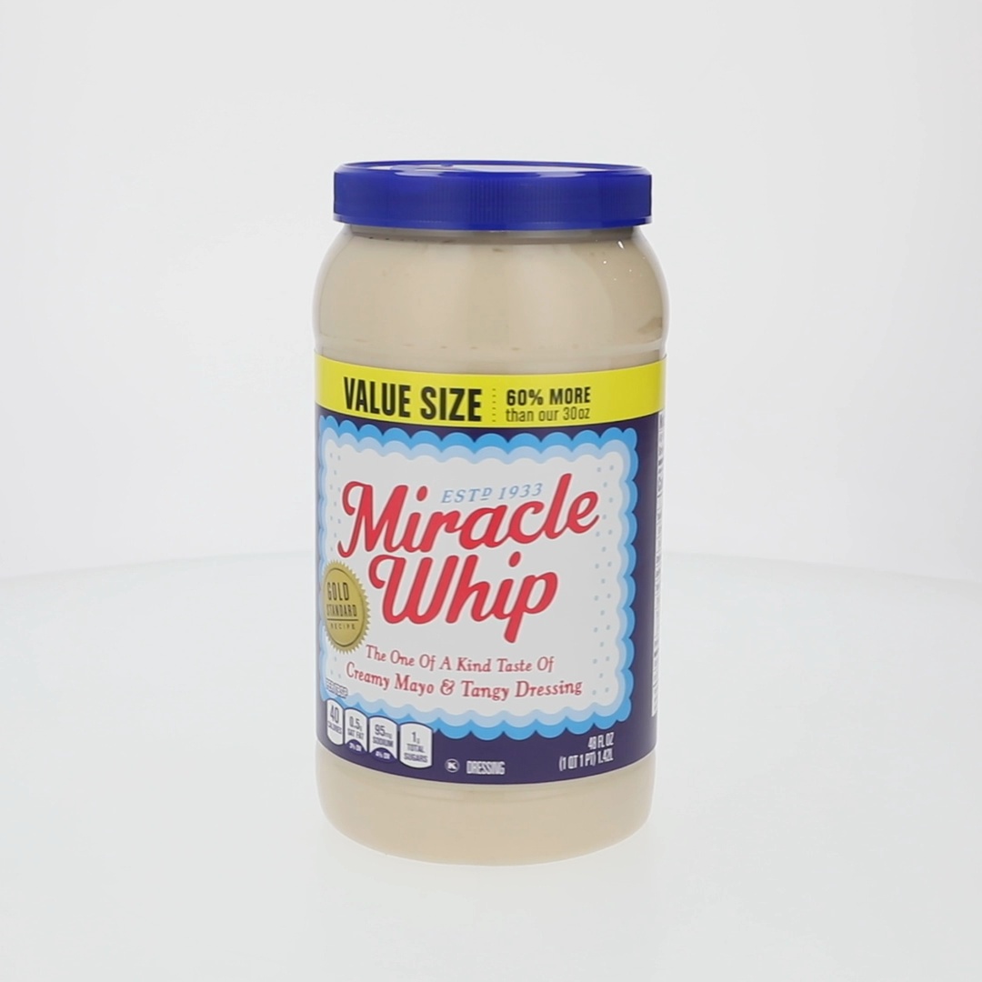 Miracle Whip, Mayo-like Dressing, 48 fl oz Jar, Original Flavor