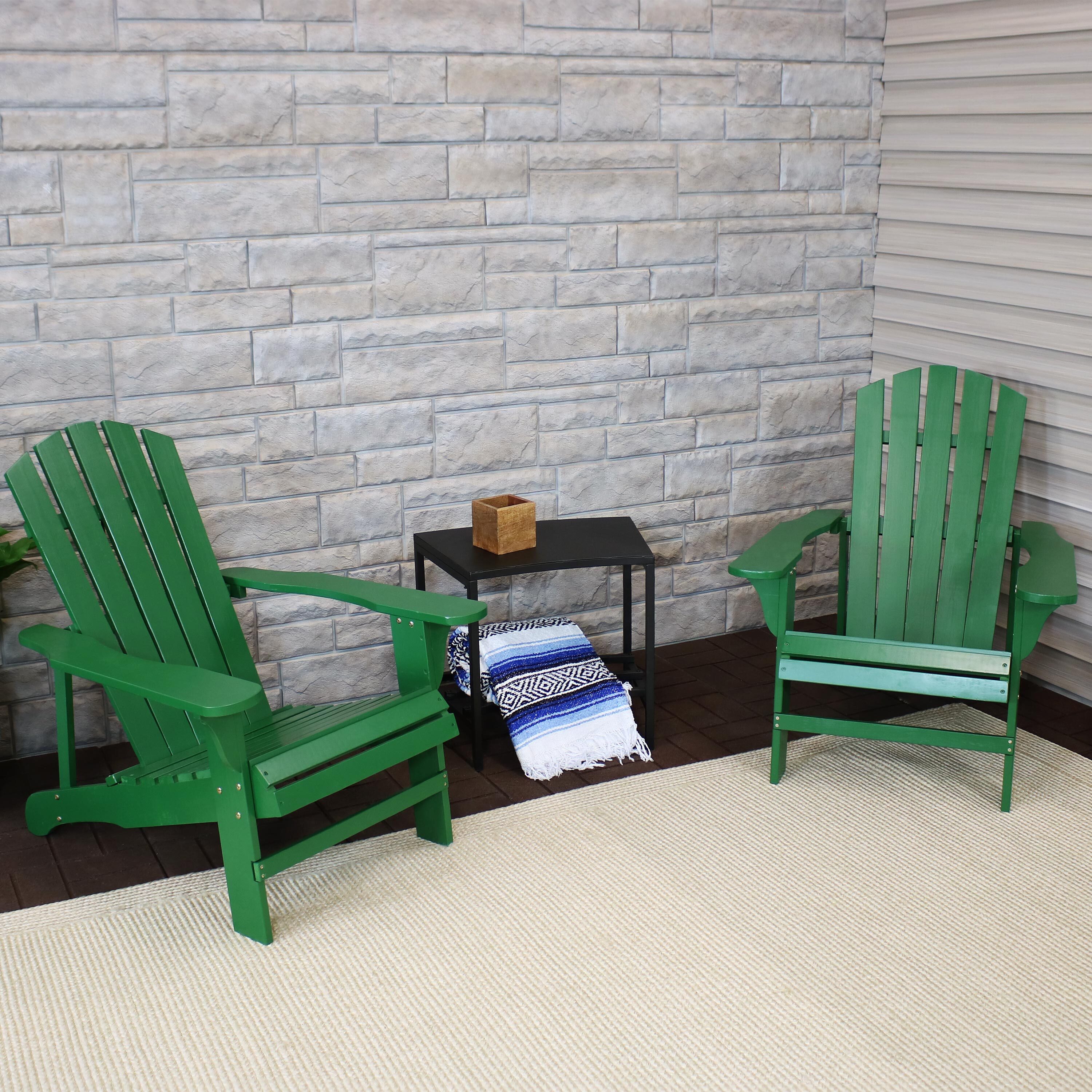 thumbnail video image 2 of Sunnydaze Coastal Bliss Fir Adirondack Chair - Gray, 2 of 7