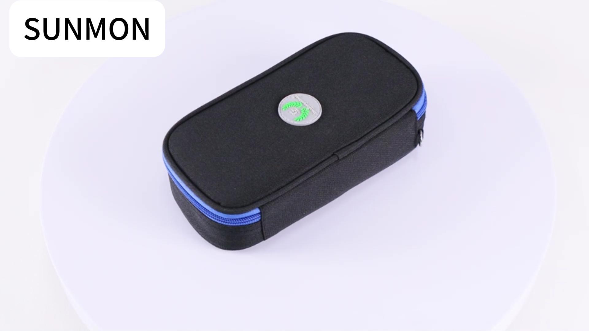 thumbnail video image 2 of SUNMON Insulin Cooler Travel Case, Medication Insulated Organizer Portable Cooling Medical Bags for Insulin Pen and Diabetic Supplies with 2 Cooler Ice pack, 2 of 8