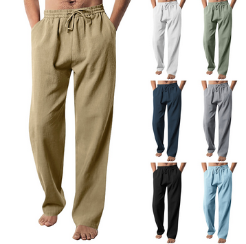 thumbnail video image 2 of SNOWSONG Warmup Pants for Men Men's Casual Fashion Solid Color Loose Drawstring Trend Beach Pants, Mens Pants, Joggers for Men, Cotton Sweatpants 1x Pant Gray 2XL, 2 of 10