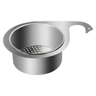 thumbnail video image 2 of Hmlai Clearance Stainless Steel Swan Sink Strainer Basket Large (Qty: 1 Stainless Steel Swan Sink Strainer Basket), Sink Strainer Basket, 2 of 9