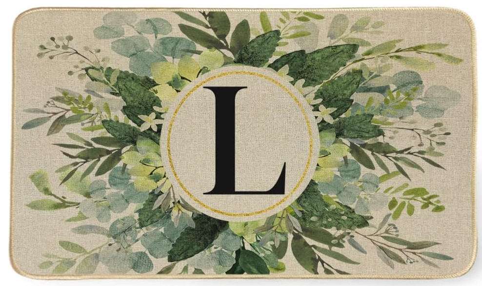 thumbnail video image 2 of Door Mats Summer Outdoor Decor Outdoor Welcome Mat Monogrammed Door Mat Doormats for Outdoor Entrance Home Sales Today Clearance Front Door Mats for Outside Inside Entry Entryway 16 x 24 Inch, 2 of 8